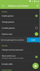 تحميل تطبيق Gesture Lock Screen Pro 