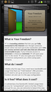 تطبيق Your Freedom (2)